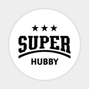 Super Hubby (Husband / Black) Magnet